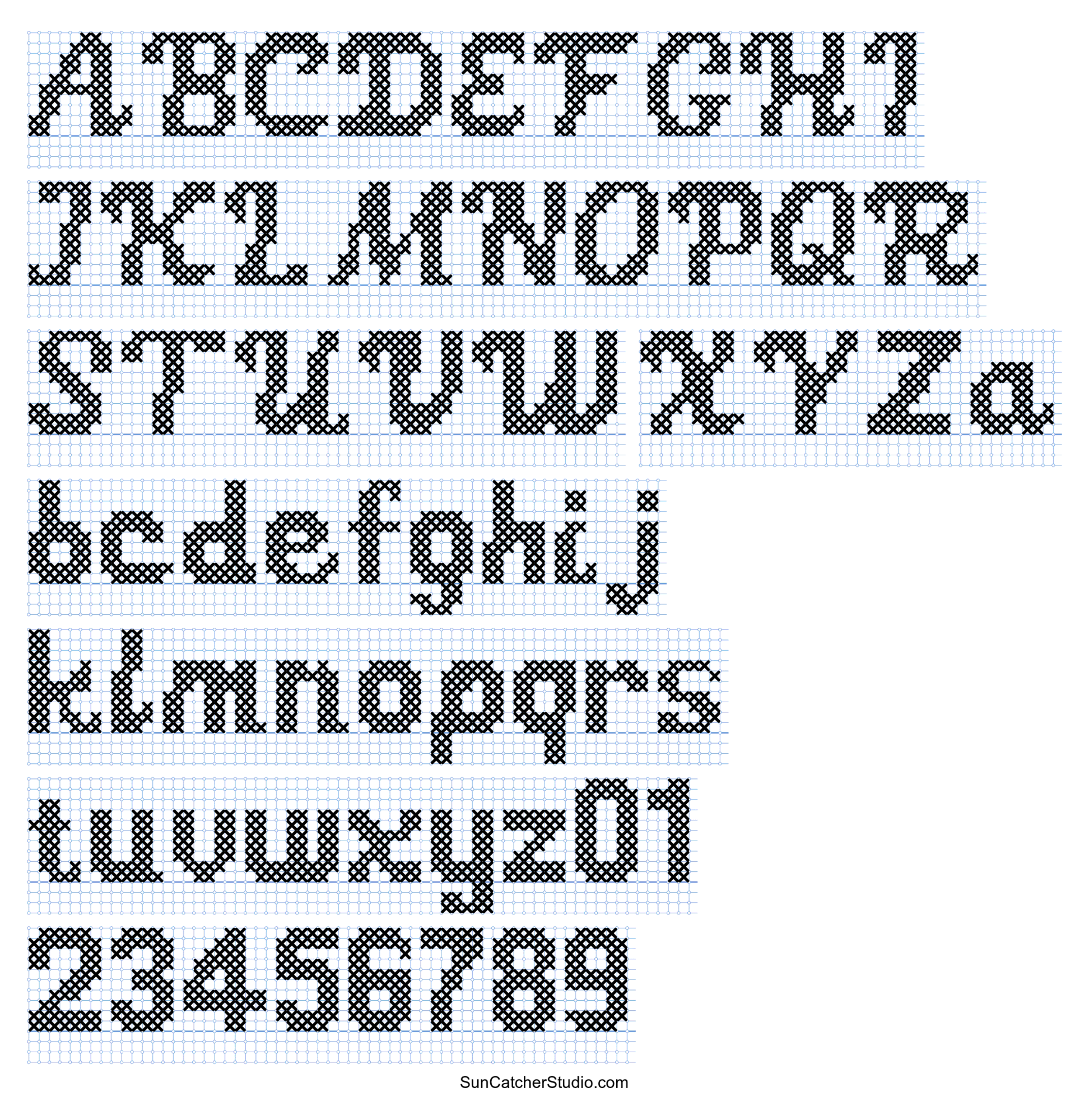 Aggregate 163+ decorative cross stitch alphabets - seven.edu.vn