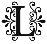 Free L letter. Decorative ornamental letter, stencil, pattern, template, clipart, font, printable alphabet letters and numbers, wedding, anniversary, monogram, signs, cricut, silhouette, vector, svg.