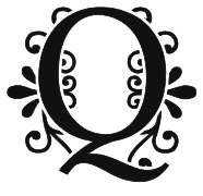 Free Q letter. Decorative ornamental letter, stencil, pattern, template, clipart, font, printable alphabet letters and numbers, wedding, anniversary, monogram, signs, cricut, silhouette, vector, svg.