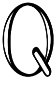 Free Q - bold script. Engraved serif font, elegant, display, multi-line, cut-out, invitation, lettering, stencil, retro, modern, number, pattern, template, clipart, printable alphabet letters, DIY, homemade, bulletin board, cricut, silhouette, vector, svg.