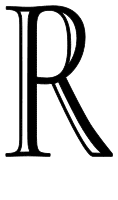 Free R - bold script. Engraved serif font, elegant, display, multi-line, cut-out, invitation, lettering, stencil, retro, modern, number, pattern, template, clipart, printable alphabet letters, DIY, homemade, bulletin board, cricut, silhouette, vector, svg.