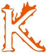 Free K - flaming letter. Fire flame, burning, roaring, alphabet clipart, flaming letter font stencil, letter font, number, pattern, template, clipart, printable, DIY, homemade, back to school, bulletin board, vector, svg.