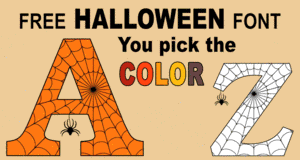 Printable Halloween Letters