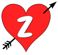 Free Z - heart font. font stencil, pattern, template, clipart, design, printable alphabet letters and numbers, heart, love, cricut, coloring page, monogram, a-z, vector, svg.