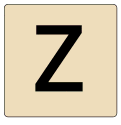 Free printable DIY SVG Z - tile. tile alphabet.  Personalize or customize these DIY Scrabble tiles, patterns and templates to create words with your cricut or print and download vector graphics.