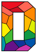 Free printable D - pattern. stained glass lettering, numbers, alphabet.  Use these simple DIY stained glass patterns, designs, templates, clip art, stencils to create words for your cricut or print and download, vector graphics.