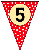 5  - banner flag. Custom triangle pennant flag, DIY, stencil, pattern, template, clipart, printable alphabet letters and numbers, happy birthday sign, welcome sign, back to school, bulletin board, font, cricut, silhouette, vector, svg.