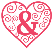 Free Ampersand - valentine. valentine day font stencil, pattern, template, clipart, design, printable alphabet letters and numbers, heart, love, cricut, coloring page, monogram, a-z, vector, svg.