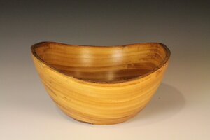 Wooden elm bowl