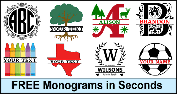 Download Monograms Letters Initials Split Personalize Free Online Maker Patterns Monograms Stencils Diy Projects