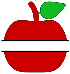 Free Apple split monogram, stencil, template, clipart, print, download, vector, customize, personalize, vector, svg, circuit, silhouette.