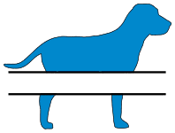 Free Dog split monogram, stencil, template, clipart, print, download, vector, customize, personalize, vector, svg, circuit, silhouette.
