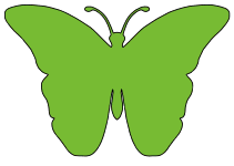 Free Free 56 Silhouette Simple Butterfly Svg SVG PNG EPS DXF File