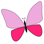 Free Free 159 Butterfly Silhouette Svg Simple Butterfly Svg SVG PNG EPS DXF File