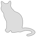 simple cat stencil designs