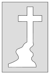 Free Calvary cross church. Christian, religious, silhouette, pattern, scroll saw pattern, svg, laser, cricut, silhouette, bandsaw cutting template, and coloring.