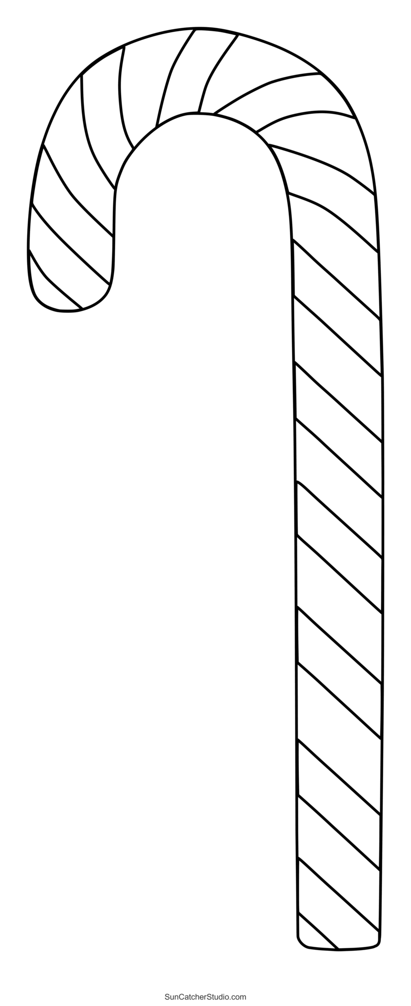 Candy Cane Templates Free Printable Patterns Stencils Free