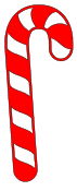 Candy Cane Ornament Pattern. Free, Christmas, Holidays, candy cane, pattern, template, stencil, clipart, design, printable ornament, decoration, cricut, coloring page, winter, window, vector, svg, print, download.