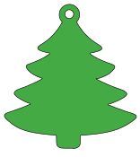 Hanging Christmas tree pattern. Free, Christmas, tree, holidays, stencil, template, clip art, design, printable ornament, decoration, cricut, coloring page, winter, window, snow, vector, svg, print, download.