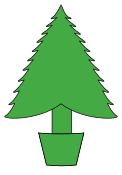 Modern Christmas tree stencil. Free, Christmas, tree, holidays, stencil, template, clip art, design, printable ornament, decoration, cricut, coloring page, winter, window, snow, vector, svg, print, download.