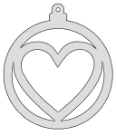 Heart tree ornament. Free, Christmas, ornament, decoration, tree, holidays, pattern, stencil, template, outline, clip art, design, printable, cricut, coloring page, winter, window, snow, vector, svg, scroll saw, print, download.