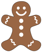 Free Gingerbread Man Template. Free, Christmas, gingerbread, cutout, cookie, man, ornament, decoration, tree, holidays, pattern, stencil, template, outline, clip art, design, printable, winter, window, snow, vector, svg, print, download.