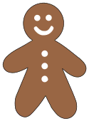Printable Gingerbread Man Outline. Free, Christmas, gingerbread, cutout, cookie, man, ornament, decoration, tree, holidays, pattern, stencil, template, outline, clip art, design, printable, winter, window, snow, vector, svg, print, download.
