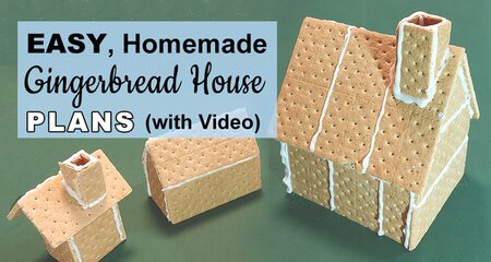 Homemade Gingerbread House (EASY, DIY Christmas Ideas)