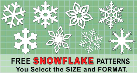 Snowflake Templates (Printable Stencils and Patterns)