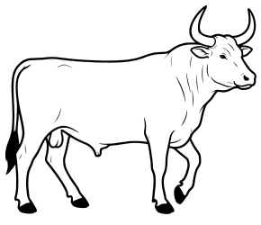 Printable cow pattern stencil. Free, cow pattern, template, stencil, outline, printable, clipart, design, coloring page, vector, svg, print, download.