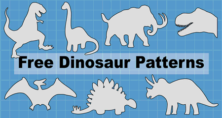 Anonym Bibliografi at forstå Dinosaur Patterns and Stencils (Printable Templates) – DIY Projects,  Patterns, Monograms, Designs, Templates