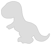 Free Baby toy dinosaur template.  vector, cricut, silhouette, fossil, dino, jurassic, animal, cricut, scroll saw, svg, coloring page, quilting pattern, toy, design clipart.