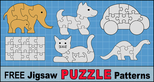 DIY JigSaw Puzzles (Free Patterns, Stencils & Templates) – DIY Projects, Patterns, Monograms, Designs, Templates