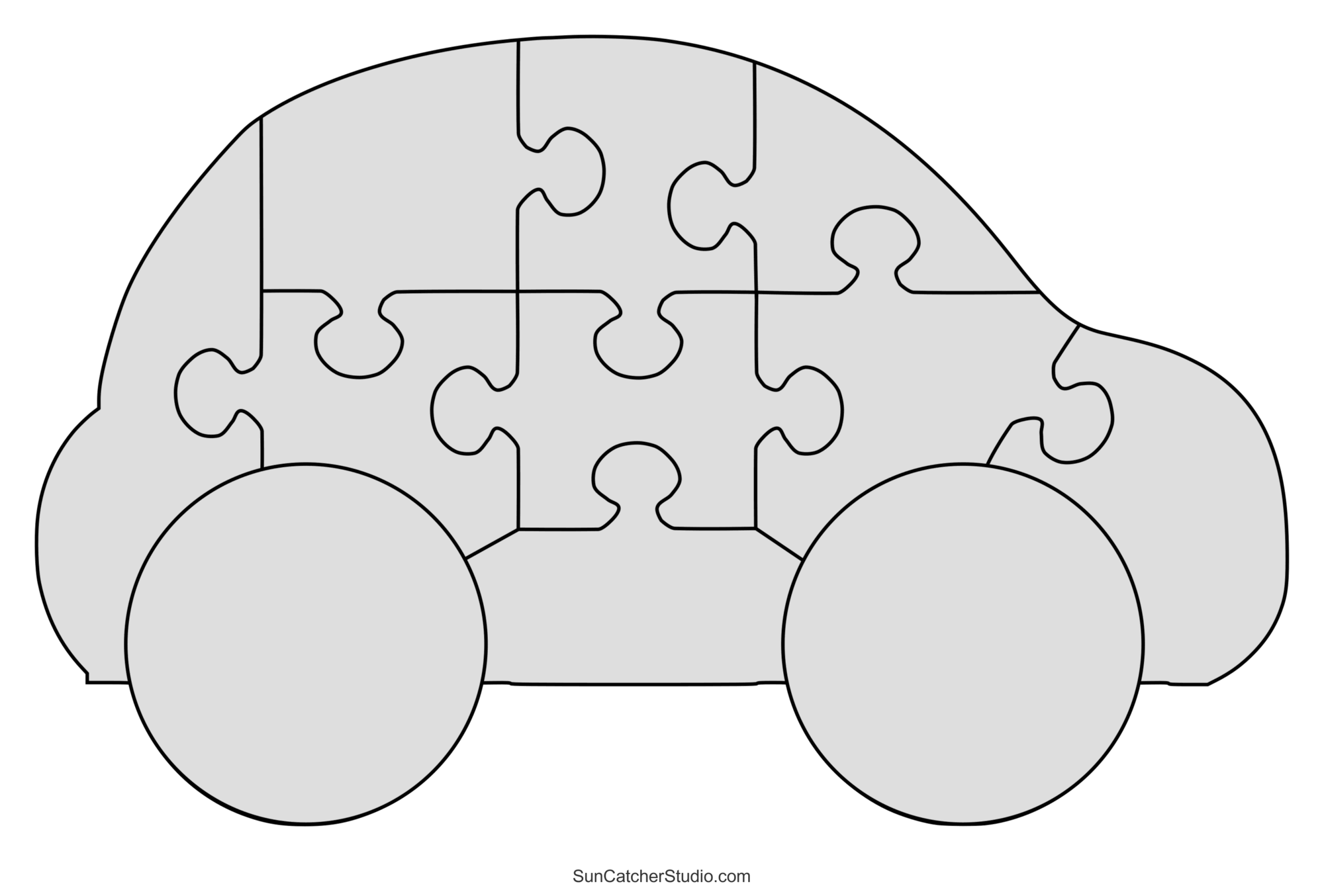 DIY JigSaw Puzzles (Free Patterns, Stencils & Templates) – DIY