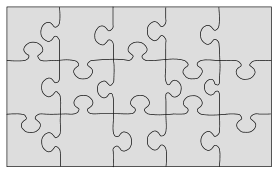 jigsaw puzzles pieces template