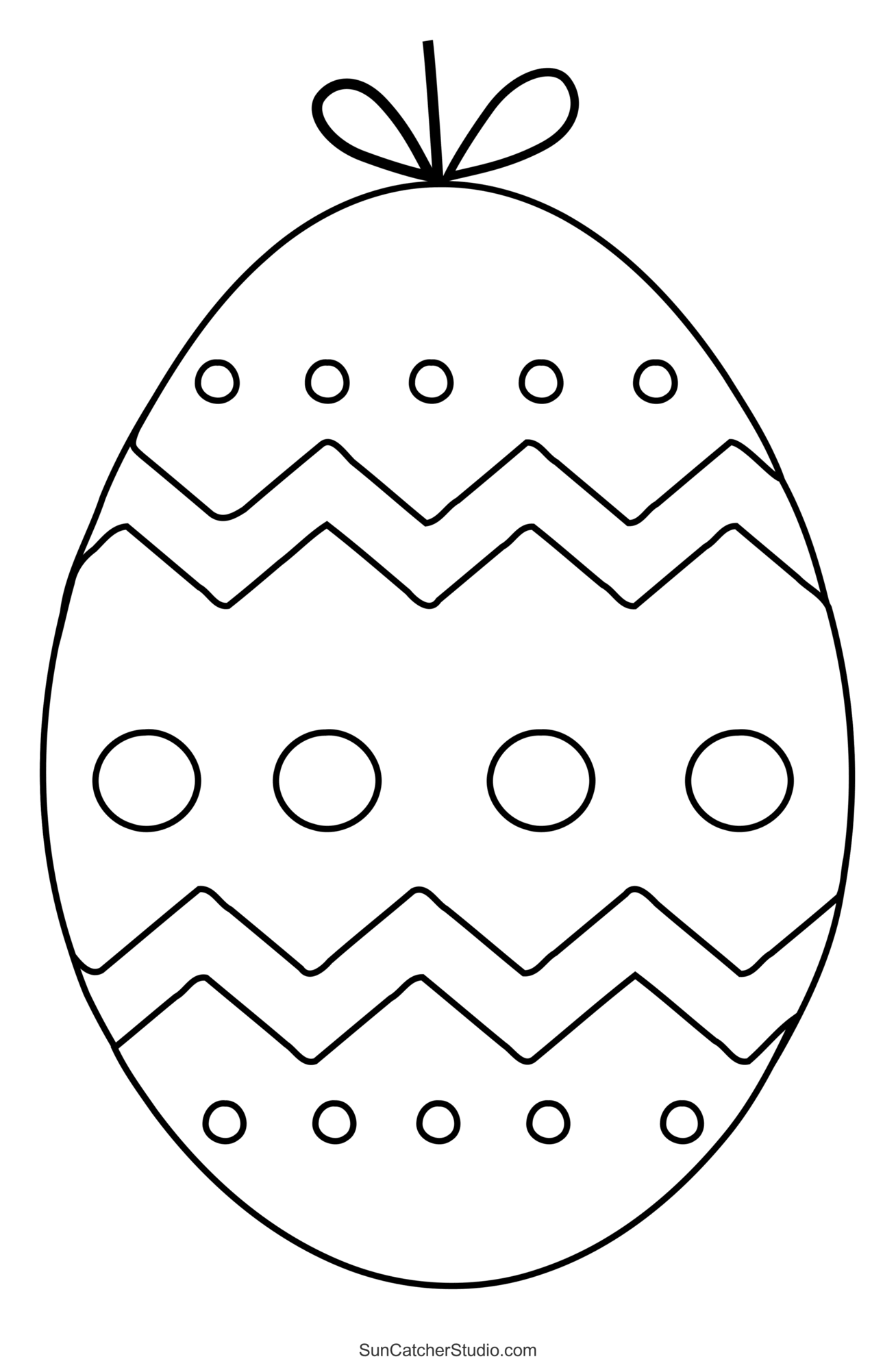 Easter Clip Art Patterns (Egg and Bunny Stencils) – DIY Projects ...
