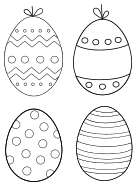 Easter Clip Art Patterns (Egg and Bunny Stencils) – DIY Projects ...