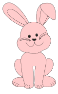 Free Easter bunny. Free, Easter egg, bunny, decoration, ornament, pattern, template, stencil, outline, printable, clipart, design, coloring page, vector, svg, print, download.