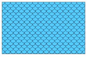 Fish scales pattern (filled). Free, fish, pattern, template, stencil, outline, printable, clipart, design, coloring page, vector, svg, print, download.