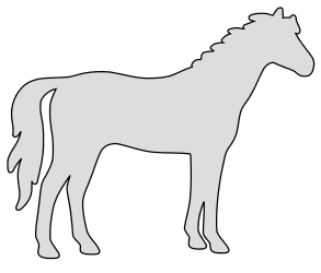 Free printable horse pattern. Free, horse pattern, template, stencil, outline, printable, clipart, design, coloring page, vector, svg, print, download.