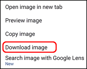 How to save images on your Android phone device.