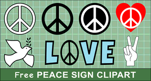 Peace Sign Clipart