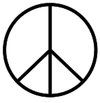 4. Peace sign (thin) Free printable, Peace sign, peace symbol, logo, love, printable, free, clipart, template, pattern, svg, stencil, design, cricut.