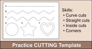 Practice Cutting Template
