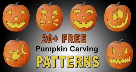 FREE pumpkin carving stencils, patterns, templates, and designs, printable pumpkin carving patterns, Jack O Lantern, Halloween decorations, costumes.