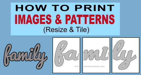 How to Resize, Scale, and Print Images (PNG, JPG, SVG) – DIY Projects,  Patterns, Monograms, Designs, Templates