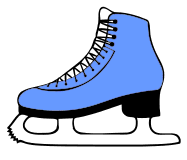 Skates pattern figure ice..  Use these printable sports balls patterns, stencils, templates for decorations, coloring pages, Cricut designs, silhouette, vector and svg cutting machines, woodworking patterns.