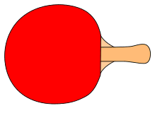 Ping pong paddle table tennis.  Printable sports balls patterns, stencils, templates for decorations, coloring pages, Cricut designs, silhouette, vector and svg cutting machines, woodworking patterns.