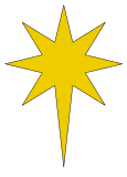 christmas star template