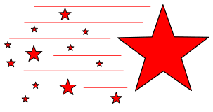 Shooting star template. Free, printable, pattern, stencil, template, vector, svg, print, download, clipart, shape, guide, design, svg, coloring page.